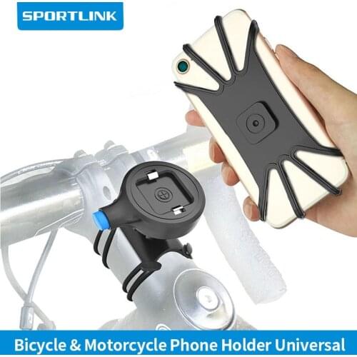 SPORTLINK Bike Phone Holder Bicycle Mobile Cellphone Holder Motorcycle Phone mount For iPhone Xiaomi huawei Samsung