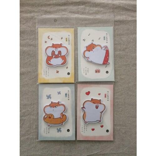 Happy mouse sticky note memo pad(1pack)