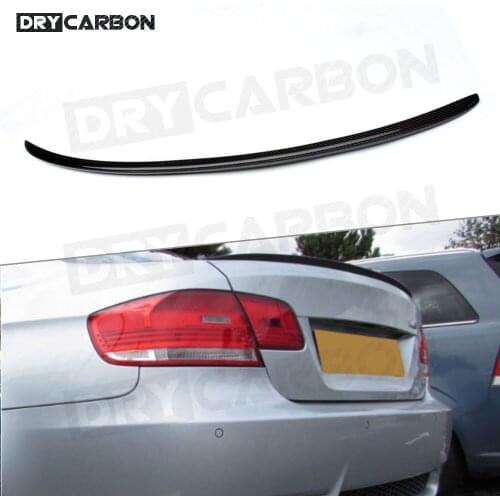 Carbon Fiber Rear Bumper Trunk Lip Spoiler Car Accessorise for BMW 3 Series E92 M3 Coupe 2 Door 2009-2013 FRP Auto Car Styling
