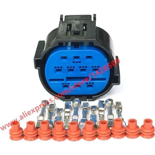 20 Sets 10 Pin HP406-10021 Universal Automotive Headlight Connector For Kia Car Female Waterproof Electrial Auto Plug
