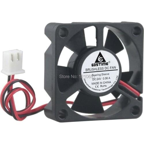 100 Pcs lot Brushless Cooling Fans 35mm 35x35x10mm 3510S DC 24V 2P Duct Ventilation Cooler Fan