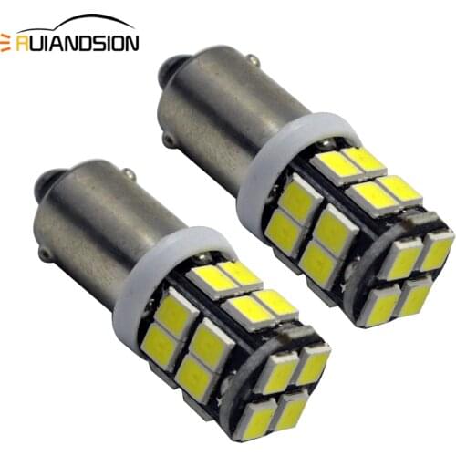 2xBa9s t4w Bax9s H6w Bay9s xenon white amber 2835 20led car auto side LED Bulb Instrument Panel Gauge Cluster Dash Light Lamp