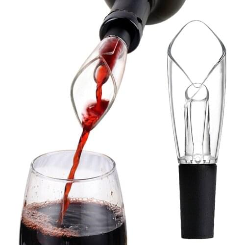 Acrylic Aerating Pourer Decanter Wine Aerator Spout Pourer New Portable Wine Aerator Pourer Wine Accessories