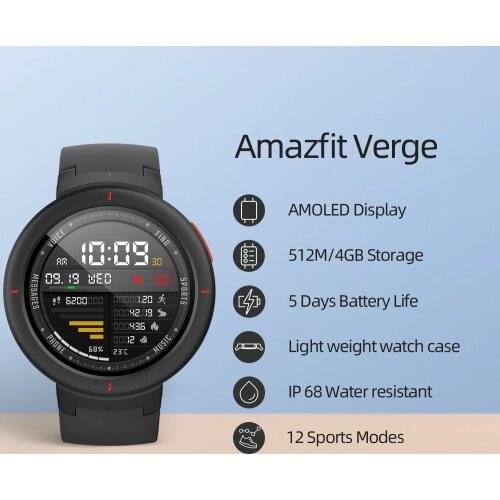 Часы с шагомером Amazfit China At AliExpress