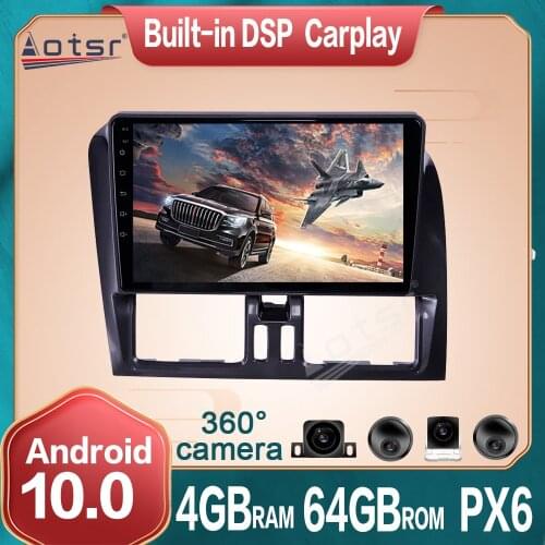 Android 10.0 Car radio Player GPS Navigation For Volvo XC60 2009+ Car Auto Stereo 2din Multimedia Video HeadUnit DSP 360 camera
