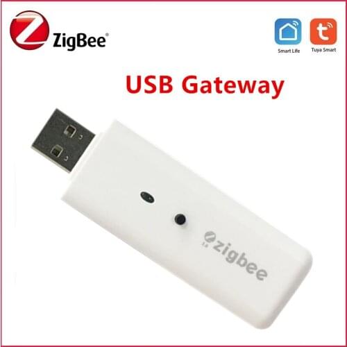 Zigbee Wireless USB Gateway Smart Hub Automation System Bridge Smart Life APP Remote Control Work With Alexa Google Home Tuya