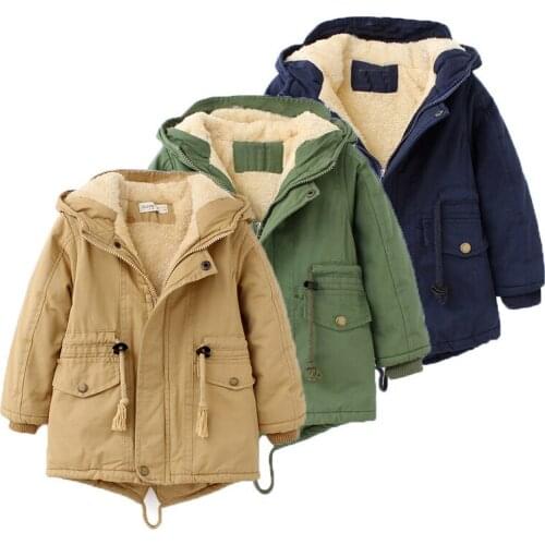 HUANG-TAI-ZI Warm Jackets For Boys