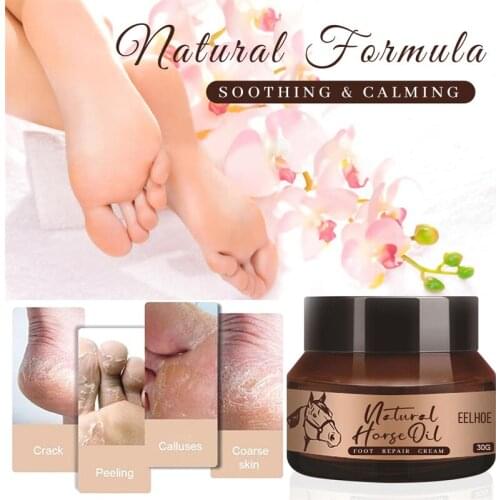 Horse Oil Foot Repair Cream Moisturizing Hydrating Nourishing for Dry Cracked Heels Feet Care Supplies XR-Hot
