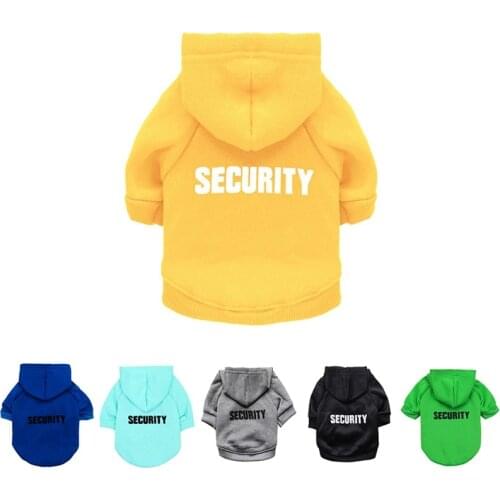 Pet Cat Coats Security Dog Cat Jacket For Cats Dog Hoodies Warm Pet Clothing Rabbit Animals Pet Sweatshirt