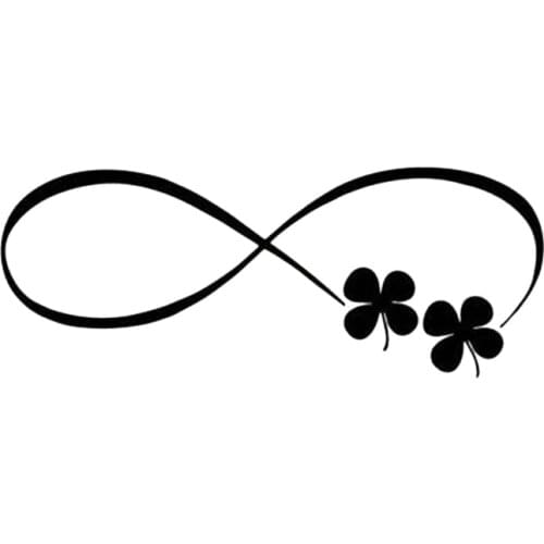 Leaf clover lucky charm sticker vinyl decal car window bumper laptop Pretty Flower