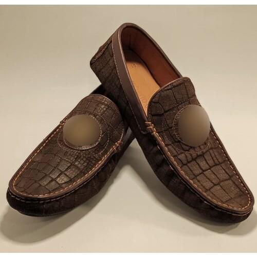 Men Casual Shoes High Quality % 100 Genuine Leather Moccasins Loafers Comfortable Breathable Slip-On Famous Luxury Brand