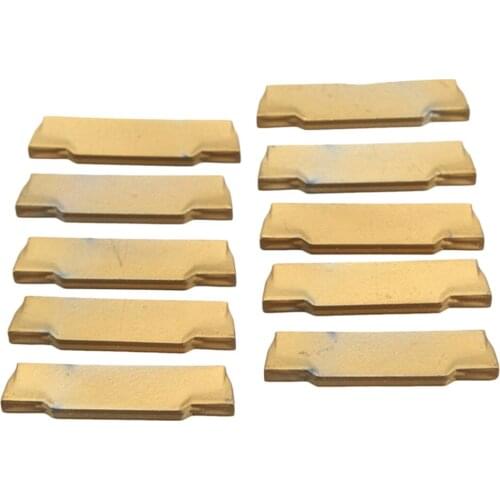 Set Of 10 MGMN150-G Lathe Inserts Steel Processing Milling Machine Accs