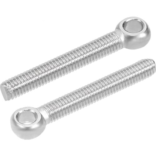 Uxcell Stainless Steel Machine Shoulder Lift Eye Bolt Rigging 2 M5x35mm-4pcs