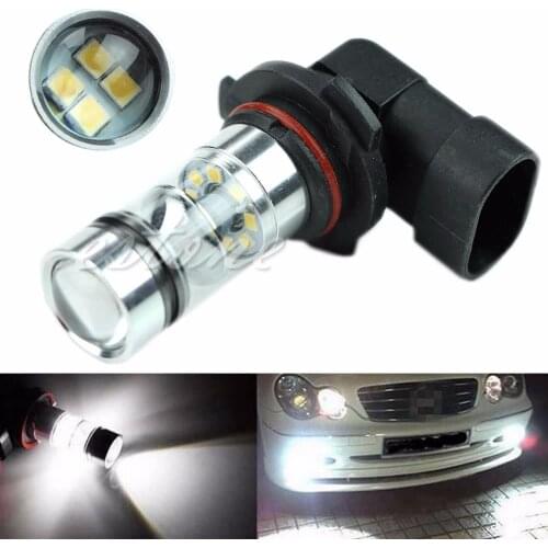 New 1 Pc 9005 HB3 6000K 100W LED Projector Fog Driving Light Bulb Lamp HID White