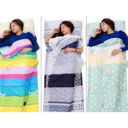 New OutdoorPortable Travel Cotton Sleeping Bag Hotel Supplies B STYLE
