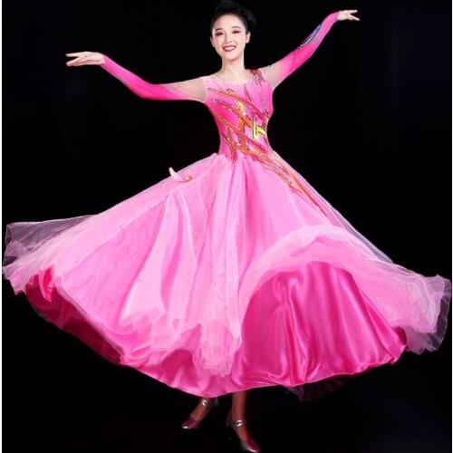 Flamenco Dress Women Fairy Gypsy Dresses Opening Dance Outfit Extoic Dance Wears Classical Dance Clothes Stage Costume DL7388