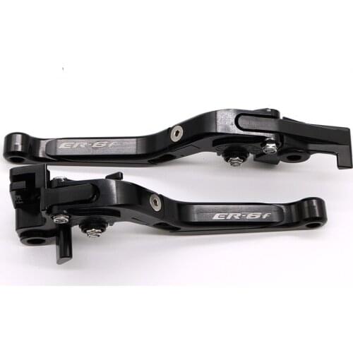 Fit For Kawasaki ER-6F 2009-2016 Aluminum Motorcycle Clutch Brake Lever Foldable Extendable CNC Adjustable