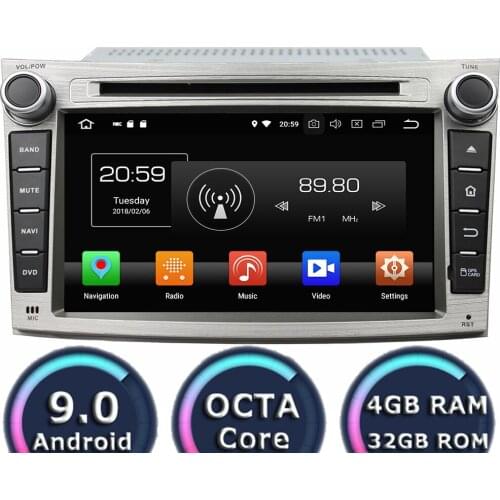 Roadlover Android 9.0 Car PC DVD Player Radio For Subaru Legacy Outback 2009 2010-2012 Stereo GPS Navigation Automagnitola 2 Din
