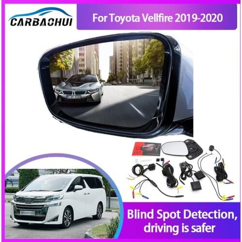 Car Blind Spot Monitoring for Toyota Vellfire 2019-2020 BSD BSA BSM Radar Detection System Microwave Sensor Assistant Security