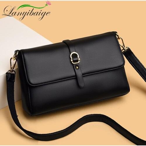 High Quality Ladies PU Leather Shoulder Sac Fashion Casual Elegant Girl Handbag Flip Designer Luxury Messenger Bag Sac A Main