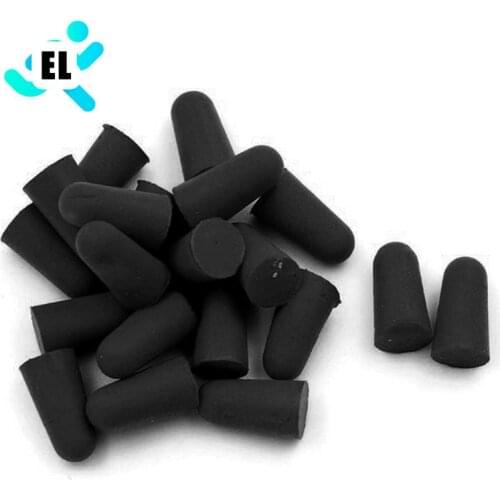 1/20PCS Black Travel Sleep Noise Prevention Earplugs Noise Reduction For Travel Sleeping Soft Tapered Foam Ear Plugs