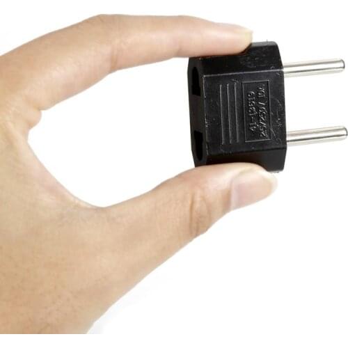 1PC US to Euro Conversion Plug Adapter American European Travel Adapter Charger Conversion Adapter European Charging Essentials