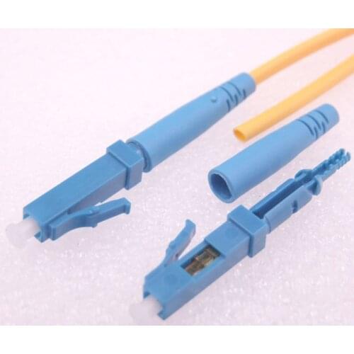 100pcs New LC/UPC Rapid Optical Fiber Fast Connector LC indoor Quick Cold Splice LC FOR Rope fiber Round cable Special Wholes