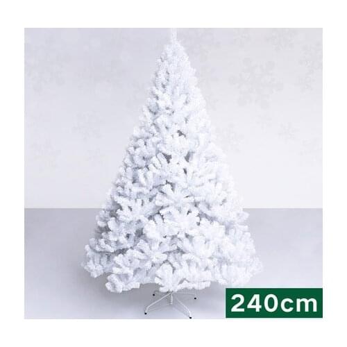 240cm Christmas tree white artificial Christmas tree merry Christmas decorations for home Christmas ornaments free shipping