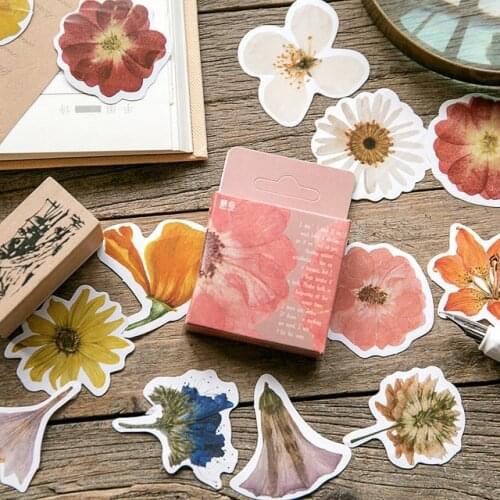 45 pcs/Pack Floral Flowers Decorative Stickers Notebook diary Decoration