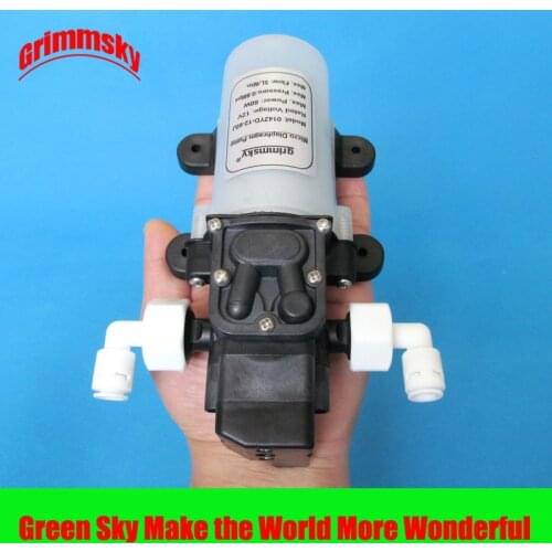 5L/Min 12V 60W water purifier water filter system shower car wash pressurized diaphragm pump