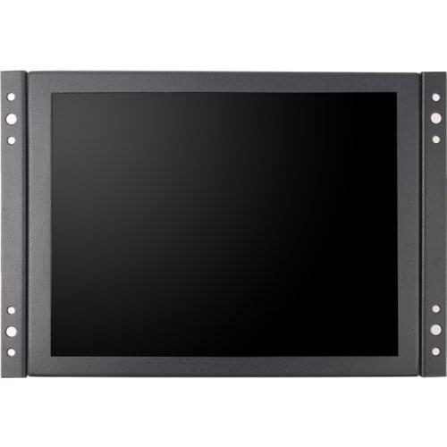 Free Shipping 8 Inch 4:3 Small LCD Color Video Monitor Screen 1024x768 VGA BNC HDMI Input for PC CCTV Home Security