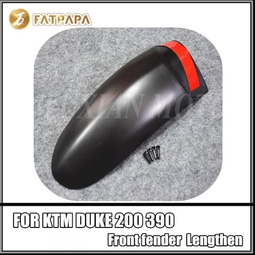 Motorcycle Accessories modification front fender growth Fit For KTM DUKE200 Duke390 Rear fender