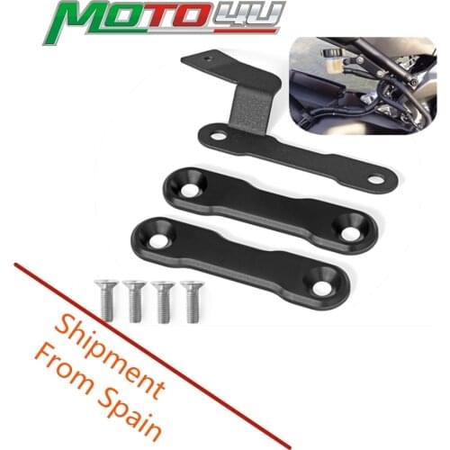 Aluminum Passenger Footpeg Removal Delete Kit Footrest Removal Modified For YAMAHA MT07 MT-07 FZ07 2014 2015 2016 2017