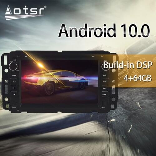 For GMC Yukon Tahoe 2007-2012 Car Multimedia Radio Player Stereo Android 10 DSP 7“ IPS Screnn Audio Radio GPS Navi BT head unit