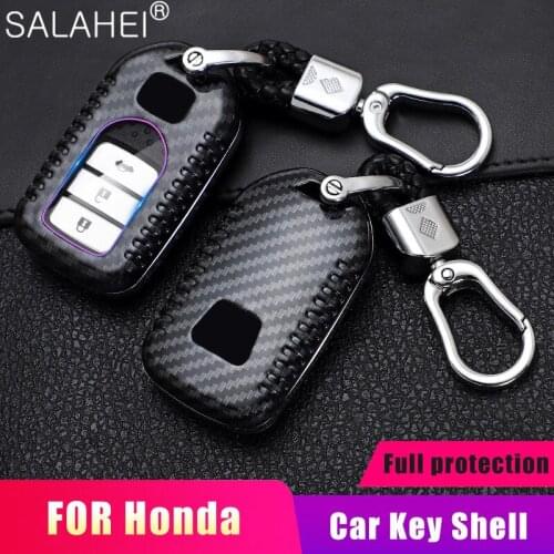 ABS Full Cover Car Key Case For Honda Vezel city Civic BR-V HRV CRV Pilot Accord Jazz Jade Crider Odyssey For Car Accessories