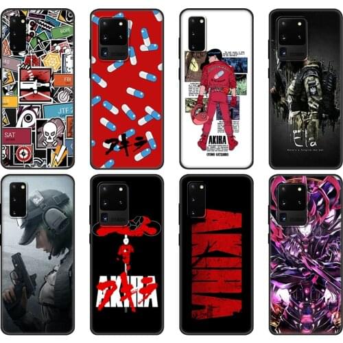 Black tpu Case For Samsung galaxy S20 /S20 PLUS/S20 ultra/S20+ /S20FE back cover AKIRA Voltron Rainbow Six Siege YuGiOh