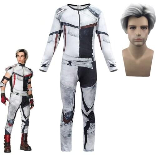 Kids Descendants 3 Costumes Zentai Funny Party Halloween 3D Boys Jumpsuit Halloween Kids Cosplay Clothing Christmas Boys Outfits