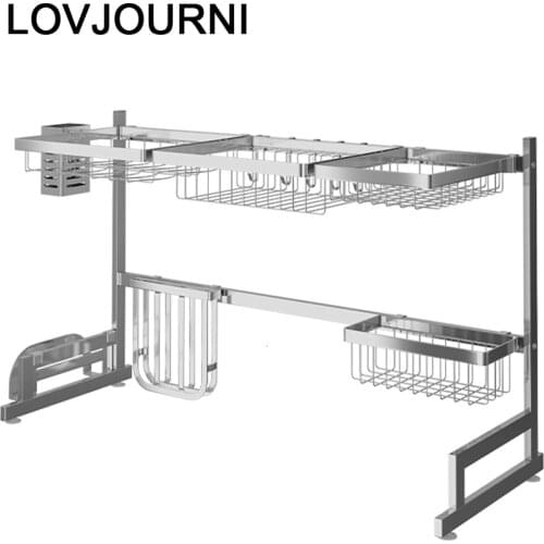 Refrigerator Almacenamiento Organizer And Stainless Steel Cuisine Cozinha Mutfak Cocina Organizador Kitchen Storage Rack Holder