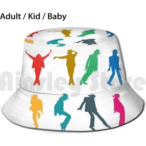 Michael J. Dance Color Sun Hat Foldable UV Protection Usa Legend Music Singer Lgbt Love Pop 80S Band Dance Pose