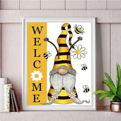 NicHome Cartoon Diamond Embroidery Faceless Elderly Picture 5D Diamond Painting Kit Full Square Round Cross Stitch Home Decor