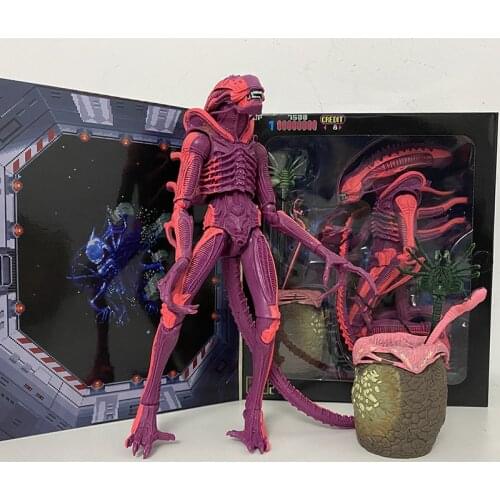 NECA Alien Figure Egg Facehugger Xenomorph Aliens Predator Action Figures Collectible Model Toy Set