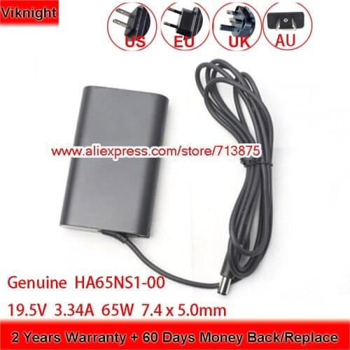 Genuine 19.5V 3.34A 65W HA65NS1-00 PA-12 AC Adapter for Dell I3147 E6320 2100 PA-1650-02DD PP05L PC531 E4310 E5510 E5520