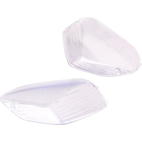 Motorcycle Front Turn Signals Indicator Lamp Blinker Lens Cover for Kawasaki ZX14R 06-10 & ZX10R 06-07, Spare Part Accessory