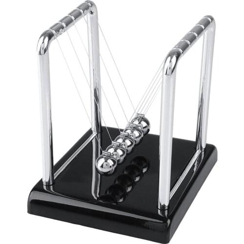 Silver Bracket Newton Pendulum Ball Balance Billiard Ball Bump Ball Everlasting Ball Birthday Gift Creative Desk Decorations