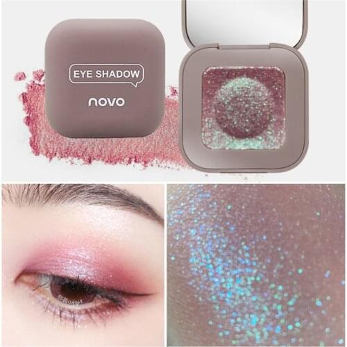 10 Color Pigment Long Lasting Bright Eyeshadow Single High Shiny Eye Shadow Powder Makeup Water-Resistant Beauty Make Up