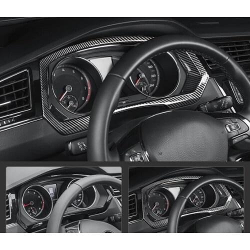 For Volkswagen VW Tiguan MK2 2016-2018 2019 Inner Instrument Gauge Panel Cover Trim Frame Molding Garnish Surround Car Styling
