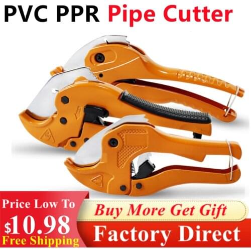 Top Quality SK5 Blade Alloy Handle PVC PE PPR Pipe Cutter 0-42MM Tube Cutting Tools Rubber Scissors Hand Shears Freeshipping