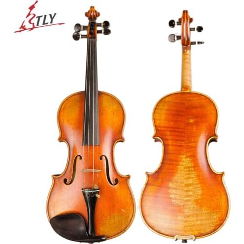 TONGLING Brand High-end Antique Violin 30 Years Old Europe Maple Professional Hand-made Violin