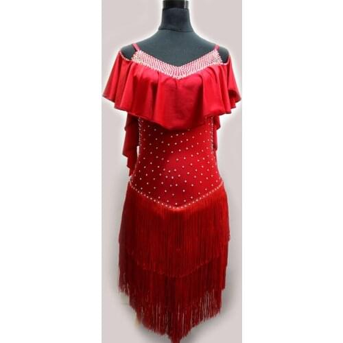 New style Latin dance costumes senior sexy spandex latin dance dresses for women latin dance competition dresses S-4XL