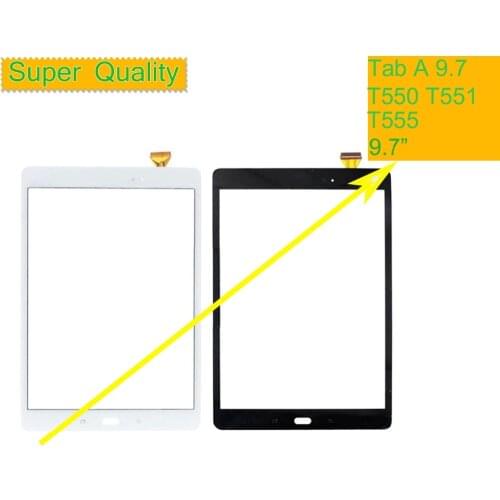 10Pcs/lot For Samsung Galaxy Tab A 9.7 SM-T550 SM-T551 SM-T555 T550 T551 T555 Touch Screen Digitizer Panel Sensor Touchscreen